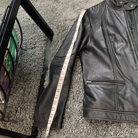Womens Large or XL Leather jacket bh sophisticates - Picture 5 of 10